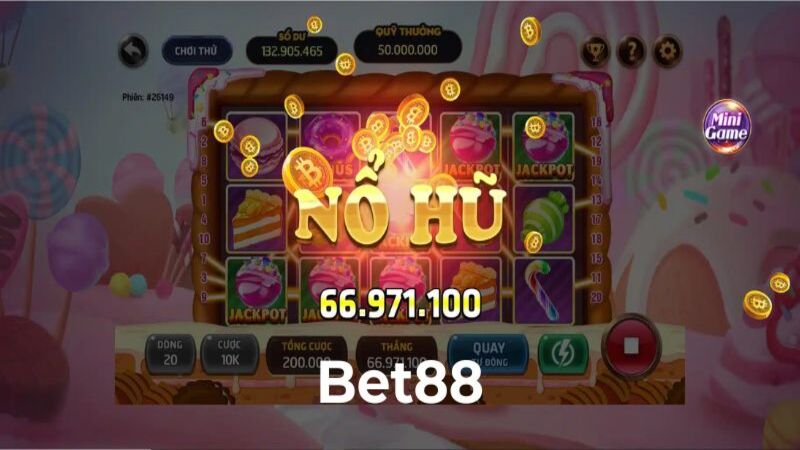 Nổ hũ Bet88 thả ga, đầy thú vị